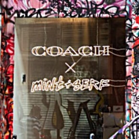 NWT - COACH x Mint + Serf - North/South Mini Bag Graffiti Print - Picture 14 of 16